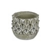 Cheung's Alia Round Feather Pattern Cement Pot - Small - 3 of 3