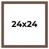 PosterPalooza | 24x24 Wide Barnwood Picture Frame, UV Acrylic, 6 Finishes - Grey, Brown, White, and Black - 2 of 4