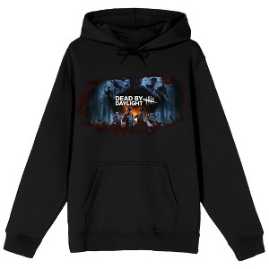 Dead By Daylight Game Poster Art Long Sleeve Black Adult Sweatshirt - 1 of 3