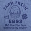 Womens Funny T Shirts Farm Fresh Eggs Sarcastic Holiday Graphic Novelty Tee For Ladies - Crazy Dog Women's T Shirt - 2 of 4