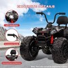 Kids ATV Car, 24V Ride on Toy 4WD Quad Electric Vehicle, 4x80W Powerful Engine - 4 of 4