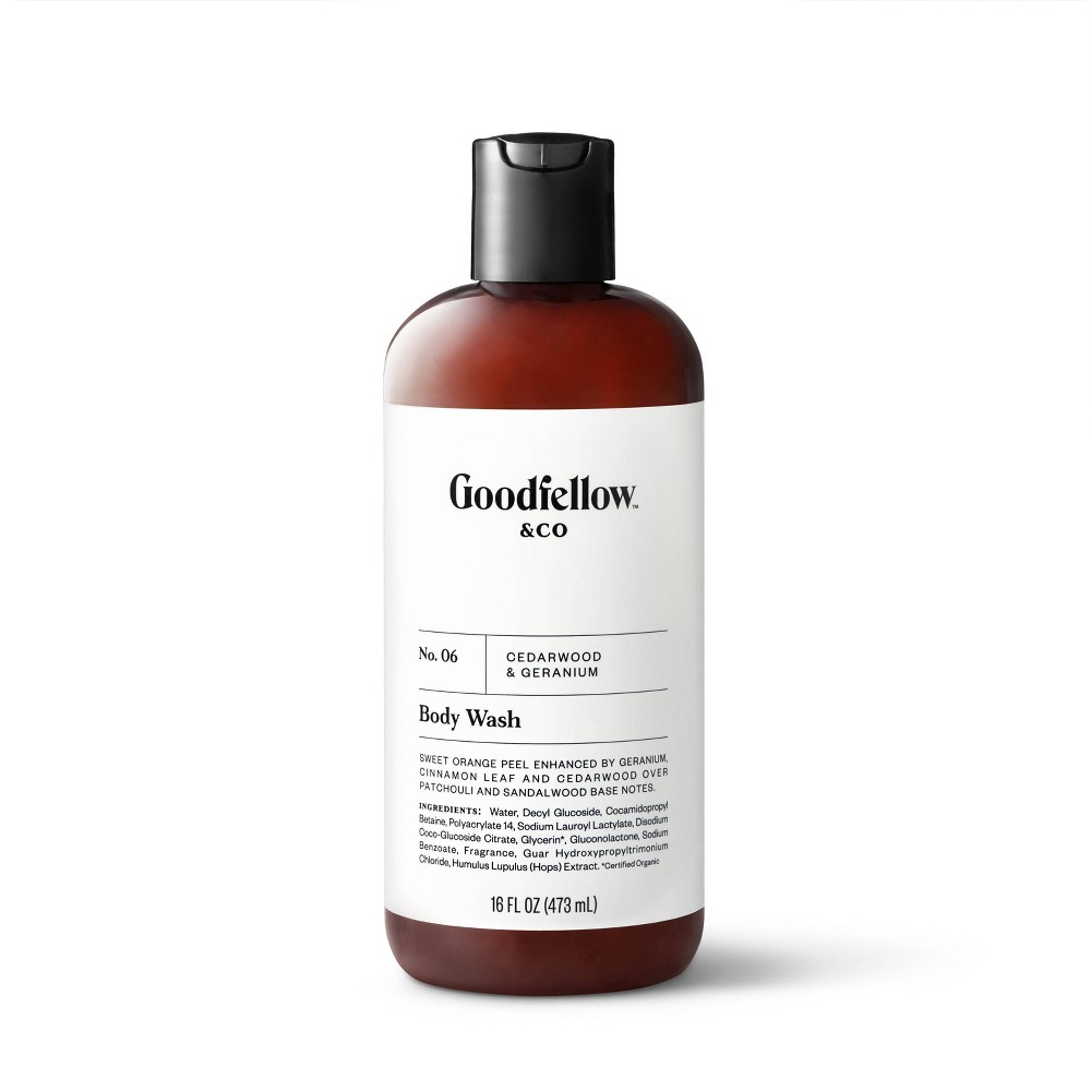 Photos - Shower Gel No. 06 Cedarwood & Geranium Body Wash - 16 fl oz - Goodfellow & Co™