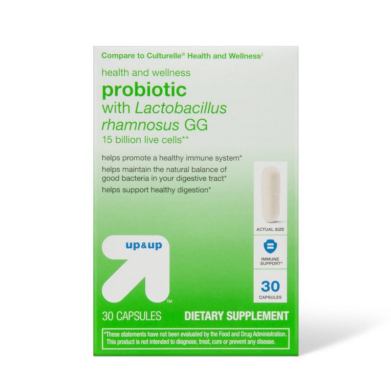 Immune Support Probiotic Dietary Supplement Capsules - 30ct - up &#38; up&#8482;, 1 of 6