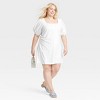Women's Linen Short Sleeve Mini Sundress - A New Day™ - 3 of 3