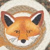 Earth Rugs Eco-Friendly Animal Hot Pad – 10" Fox Trivet for Kitchen or Wall Art - 3 of 3