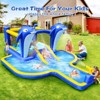 SKONYON Inflatable Water Park with ETL Certified Blower, Bounce House, Slide & Splash Pool – Outdoor Backyard Summer Fun for Kids - 2 of 4