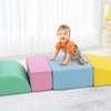 6 Pieces Soft Play Climbing for Toddlers – Indoor Foam Climber Playset for Crawling, Sliding & Active Play, Safe & Modular Design for Home & Daycare - 3 of 4