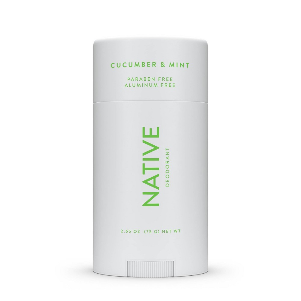 Native Deodorant, Cucumber and Mint, Aluminum Free, 2.65 oz