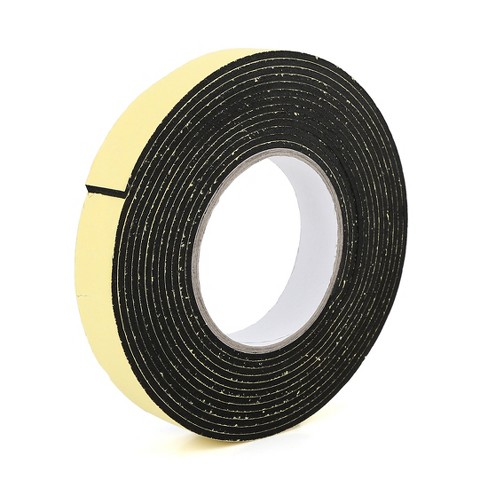 Uxcell 0.78x0.12x16.4ft Self Adhesive Foam Tape Weather Strip for Window  Door Insulation EVA Black 1pack