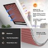 Cordless Skylight Shades Light Filtering (Red, 12-51 Wide and 12-74 High) - 2 of 3