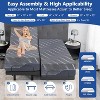 Vipbear Updated Adjustable Bed Base with 12" Gel Memory Foam Mattress, Massage, Wireless Remote Smart Bed - 4 of 4