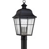 Millhouse 3-Light Mystic Black Outdoor Post Lantern - 2 of 4