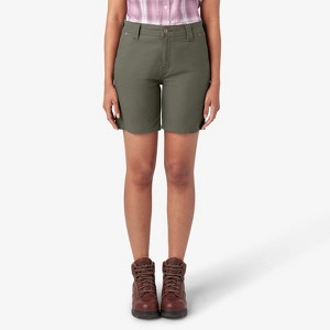 Dickies Women’s Duck Carpenter Shorts, 7" - 1 of 3