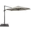 Sonkuki 11FT 270gsm Aluminum Patio Cantilever Umbrella With Weighted Base and Solution-Dyed Fabric - 2 of 4