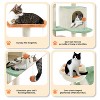Yaheetech 57.5" Tall Cat Paw-Shaped Play Tower with Natural Sisal, Beige - 4 of 4