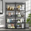 NicBex 5-Tiers Bookshelf,Bamboo Bookcase Storage Organizer Display Shelving Unit for Home Office,Living Room,Kitchen,Bathroom - 4 of 4