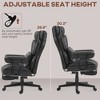 TiramisuBest 6-Point Vibration, Heated Big & Tall Executive Office Chair with Foot Rest, 400LBS, Black - 2 of 4
