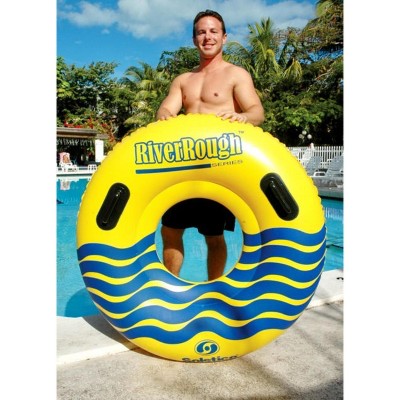 inflatable ring with handles