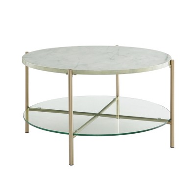 target white coffee table