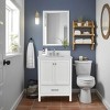 PROOX Enliven 30 in. W x 22 in. D x 39.24 in. H Freestanding Bath Vanity with White Engineered Stone Top - 2 of 4