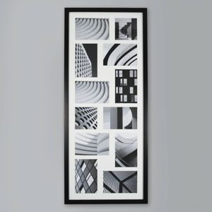 Thin Collage 12 Multi Size Photo Frame Black Made By Design Target