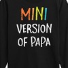 Boys' - Instant Message - Mini Version Of Papa Long Sleeve Graphic T-Shirt - 2 of 4