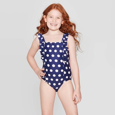 polka dot swimsuit