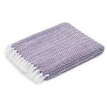 Americanflat 100% Cotton Throw Blanket - 50x60 - Neutral Lightweight Cozy Soft Blankets & Throws for Bed, Sofa, or Chair - Available in a variety of Colors