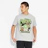 Men's Short Sleeve Boston Celtics Graphic T-Shirt - Original Use™ Heathered Gray S - 2 of 3