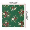 INSPIRE CHIC Women's Chiffon Scarves Floral Print Square Neckerchief 25.6" X 25.6" - 3 of 4