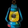 Junior's Design By Humans Lantern Powered By Summer Sunflower By besteehouwer T-Shirt - 2 of 2