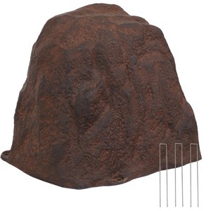 Sunnydaze Outdoor Polyresin Landscape Rock with Stakes - 21.5" - 1 of 4