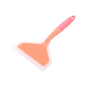 Unique Bargains Cooking All-in-One Full-Coverage Tamagoyaki Shovel Dishwasher Safe Silicone Translucent 1 Pc - 1 of 4
