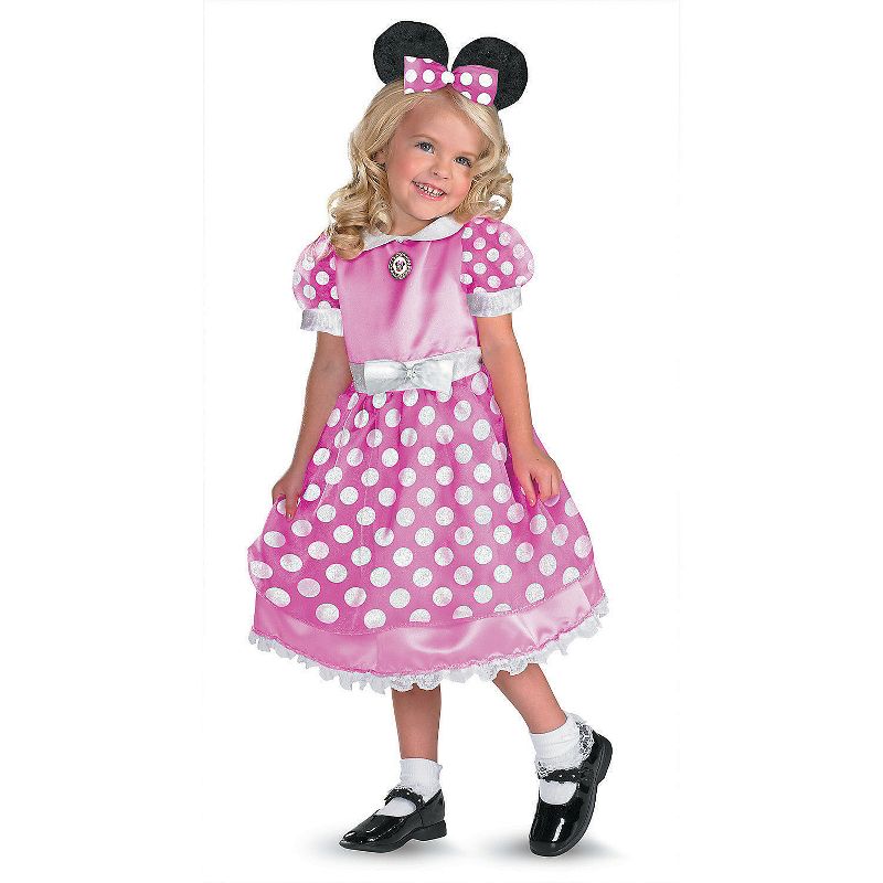 Disguise Toddler Girls' Mickey Mouse Clubhouse Minnie Mouse Dress Costume, 1 of 2