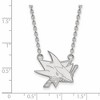 Black Bow Jewelry Sterling Silver San Jose Sharks NHL Necklace 18 Inch - 2 of 4