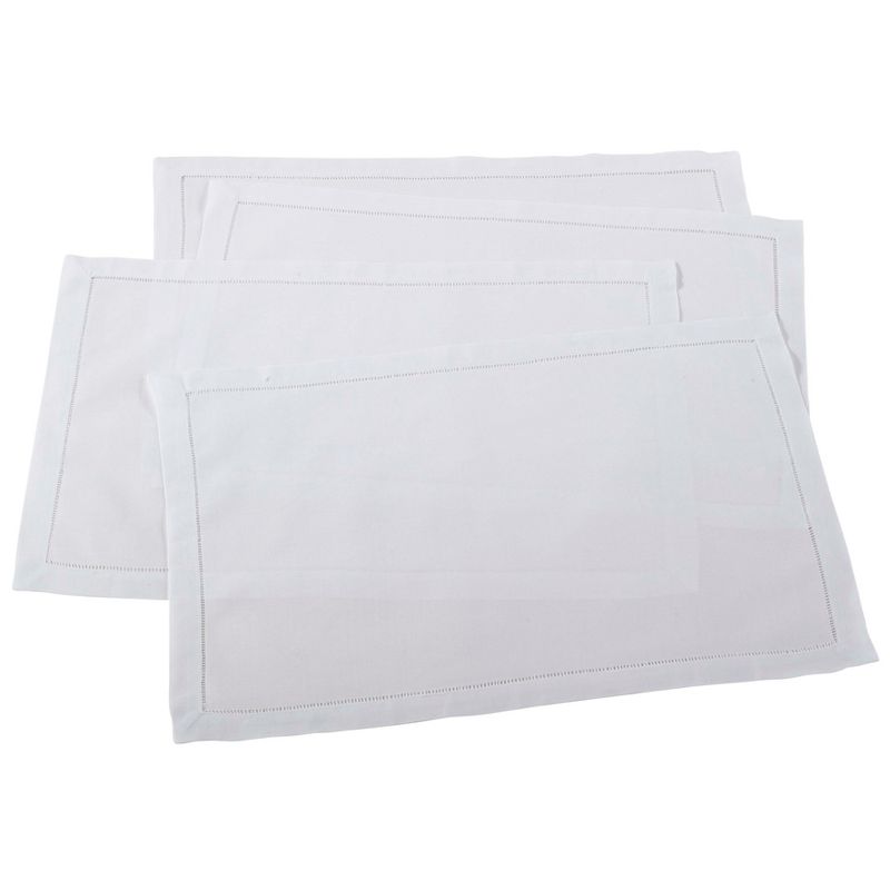 Saro Lifestyle Hemstitched Placemat (Set of 4), 1 of 3