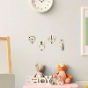 LunaLulinlk 4 Pcs Animal Wall Hooks Decorative Wall Hooks Wall Hooks Decorative Jungle Animal Wall Hooks Animal Giraffe Lion Hanger - 3 of 4
