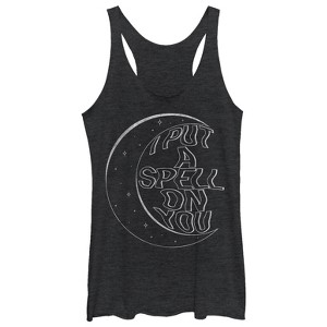 Women's CHIN UP Halloween Spell on You Racerback Tank Top - 1 of 3