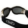 2 Pairs of Global Vision Eyewear Eliminator Safety Motorcycle Goggles with Yellow, Smoke Lenses - 4 of 4