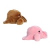 Aurora® Palm Pals™ Yee-Haw Duo 5" Inch Plush Set, Orville Cowboy Hat™ & Sally Pink Cowgirl Hat™ - 3 of 4