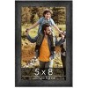 PosterPalooza | 5x8 Wide Barnwood Picture Frame, UV Acrylic, 6 Finishes - Grey, Brown, White, and Black - 2 of 4