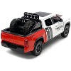 2023 Toyota Tundra TRD 4x4 Truck White and Red with Black and Gray with Sunroof and Wheel Rack Limited Ed 1/24 Diecast Model Car - 4 of 4