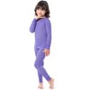 Fruit of the Loom Girl's Snug Fit 100% Cotton Pajama Sets, 4-Piece, Sizes - 3 of 4