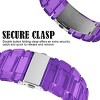 Worryfree Gadgets Transparent Lightweight Resin Band for Apple Watch - 4 of 4