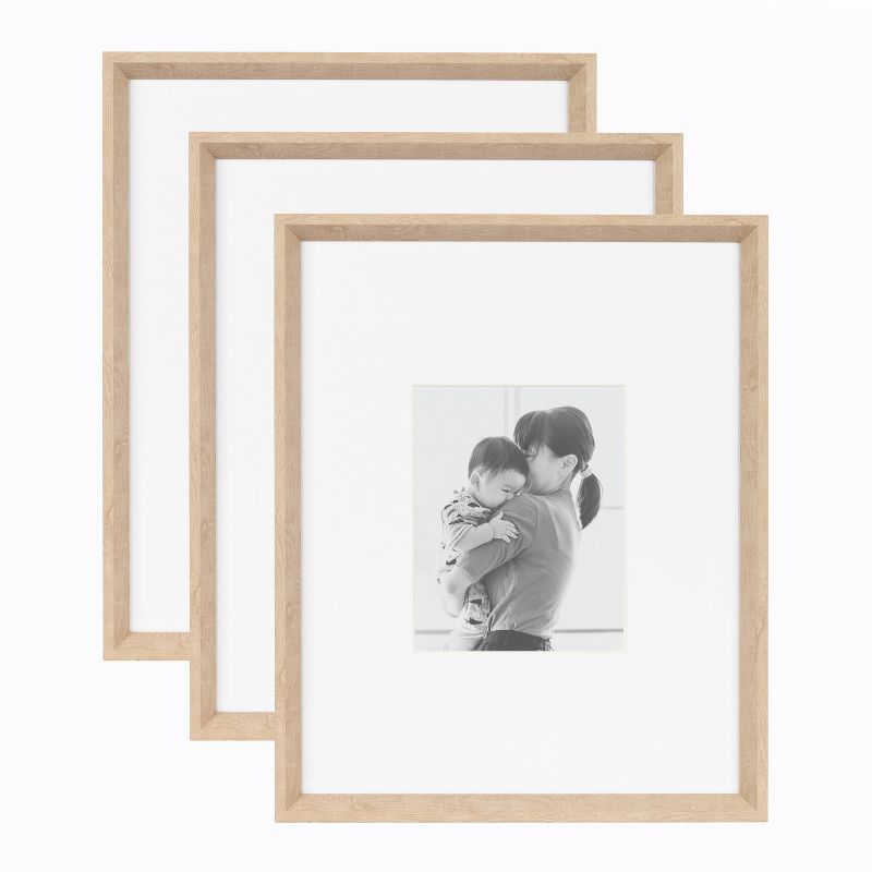 Kate & Laurel All Things Decor (Set of 3) 16"x20" Matted to 8"x10" Calter Modern Wall Picture Frames , 1 of 11