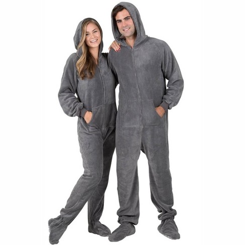 Footed Pajamas - Family Matching - Howling Moon Hoodie Chenille