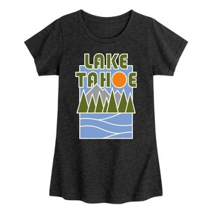 Girls' - Instant Message - Lake Tahoe Fitted Short Sleeve Graphic T-Shirt - 1 of 4