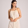 Vitamin A Women's Eyelet Halter Maxi Cover Up Dress - White - 3 of 4