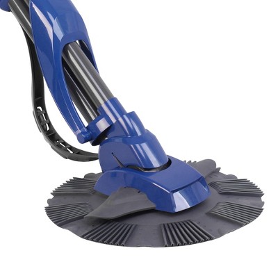 Blue and Gray Automatic Swimming Pool Cleaning System with Hoses