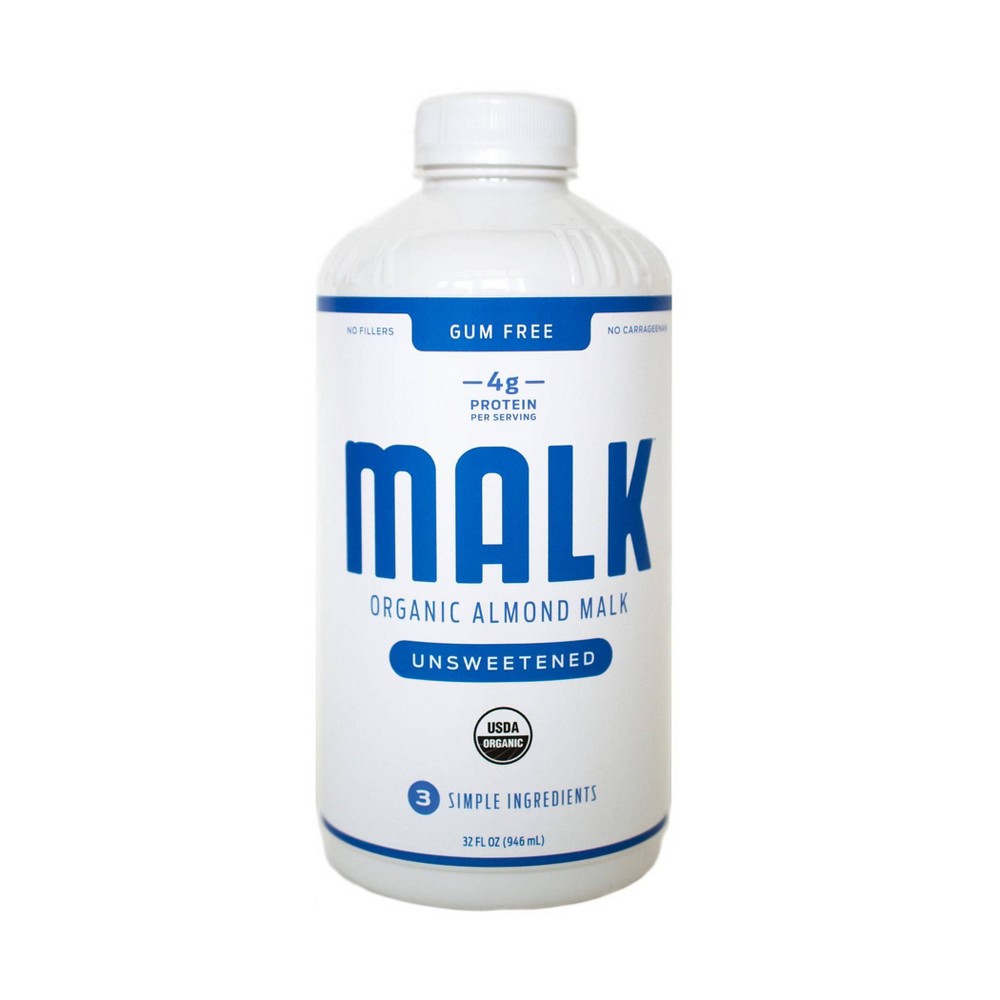 Malk Unsweetened Pure Almond Milk - 32 fl oz